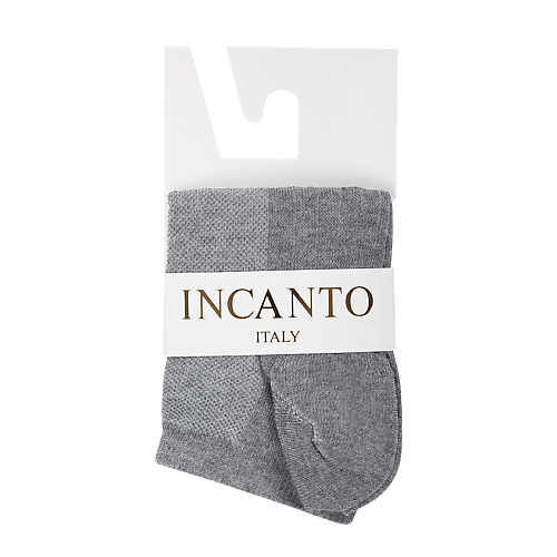 INCANTO Носки Grigio minimi носки grigio 35 38 23 25 mini cotone 1203