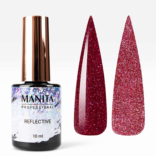 MANITA Professional Гель-лак для ногтей светоотражающий Reflective гель лак светоотражающий manita reflective multichrome 09