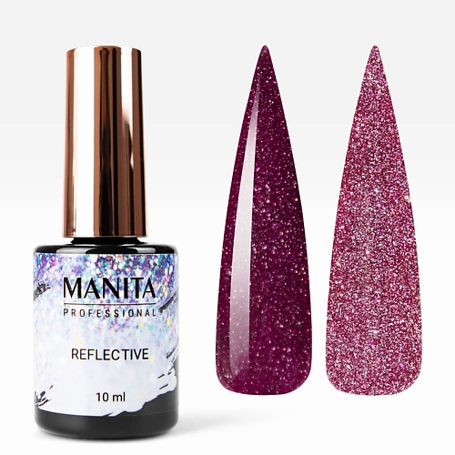 MANITA Professional Гель-лак для ногтей светоотражающий Reflective гель краска для волос прямого действия crush color 773229 2 желтый 100 мл