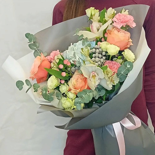 VORNIKOV BOUQUETS Букет с орхидеями Любовь vornikov bouquets букет с гортензией кружевное облако