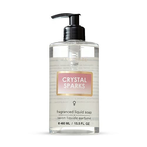 ARRIVISTE Жидкое  мыло для рук, уходовое парфюмированное Crystal Sparks 460 arriviste жидкое мыло для рук уходовое парфюмированное spicy cherry 460