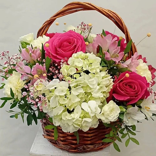 фото Vornikov bouquets корзина с цветами весенняя капель