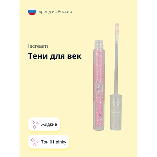 ISCREAM Тени для век ALL THAT SHINE жидкие тени для век mac small veluxe pearl all that glitters 1 5 г