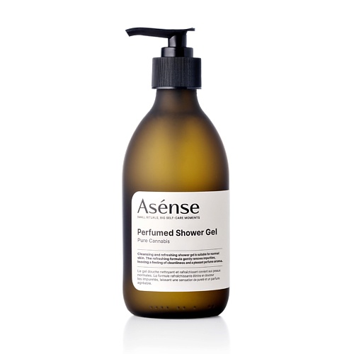ASENSE Гель для душа парфюмированный аромат каннабиса 300.0 asense жидкое мыло парфюмированное для рук и тела аромат каннабиса 1000 0