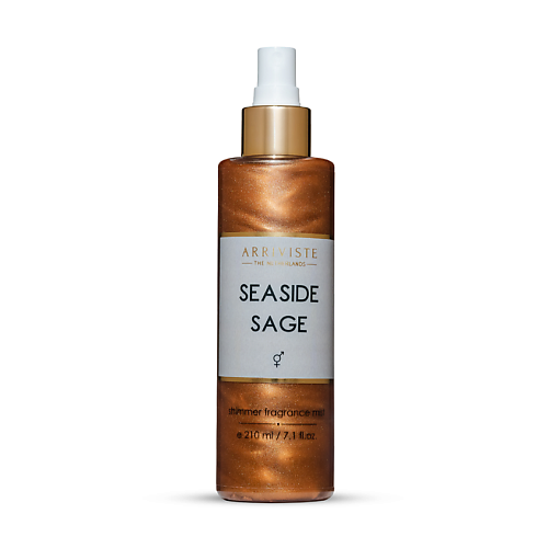 ARRIVISTE Спрей для тела с шиммером  Seaside Sage 210 arriviste парфюмированный скраб для тела seaside sage 350 0