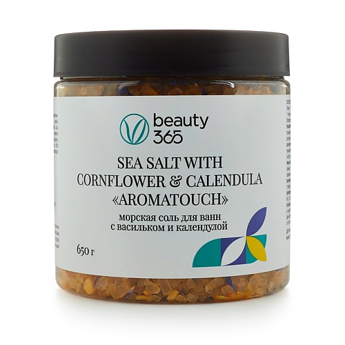 BEAUTY365 Морская соль для ванн с васильком и календулой 650.0 specia чистейшая морская соль с охапкой роз 800
