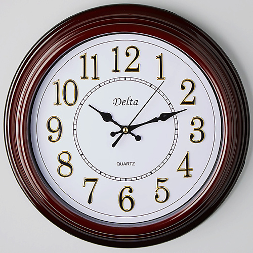 DELTA Часы настенные часы настенные 30 см белые классика y4 3345