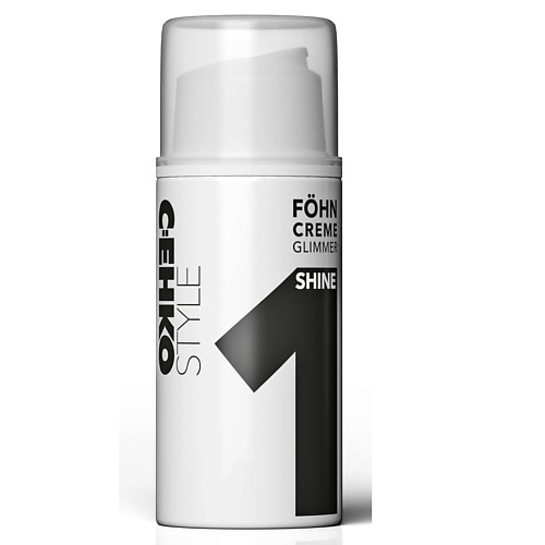 C:EHKO Термозащитный крем для волос Style Glimmer 100.0 пероксан 3% c ehko 60 мл