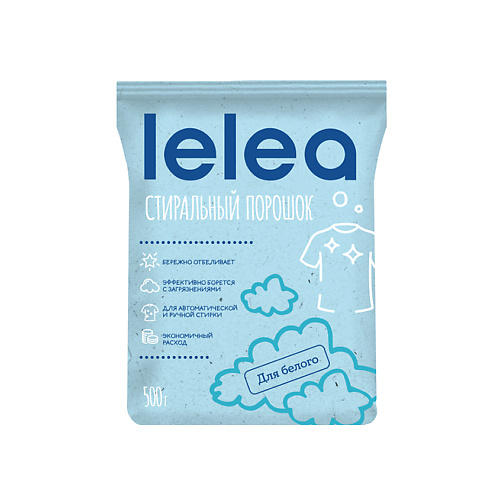 LELEA Стиральный порошок отбеливающий 500.0 dr tuttelle детский стиральный порошок на основе натуральных ингредиентов 1500