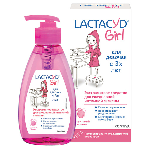 Жидкость для интимной гигиены LACTACYD Средство для интимной гигиены для девочек "Lactacyd Girl"