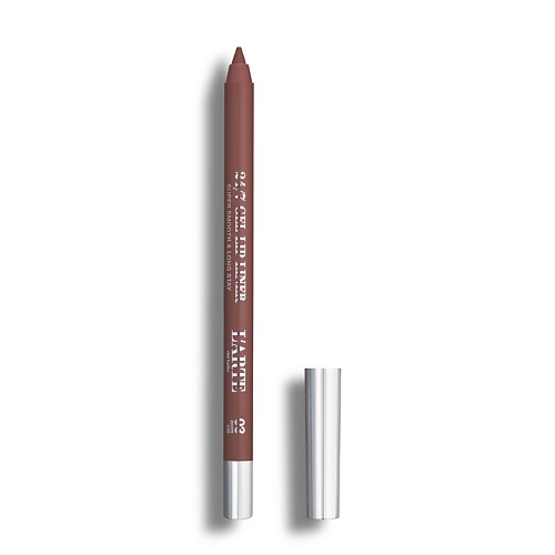 L'ARTE DEL BELLO Устойчивый гелевый карандаш для губ 24/7 Gel lip liner vivienne sabo устойчивый гелевый карандаш каял для глаз liner virtuose с супервысокой пигментацией 02 коричневый 1 1 г
