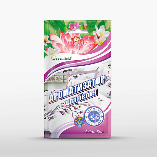 цена Ароматизатор GREENFIELD Цветочная серия ароматизатор для белья Asian spa