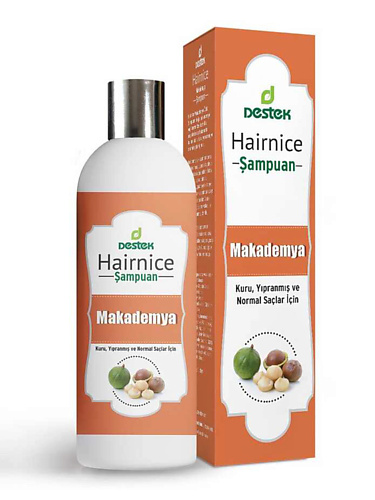 DESTEK Шампунь с маслом ореха  макадамии для светлых волос,увлажнение,питание,бережный уход 330.0 mixit шампунь для волос восстановление и питание