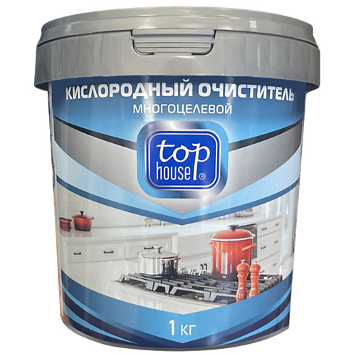 TOP HOUSE Пятновыводитель кислородный, многоцелевой 1000.0 top house средство для посудомоечных машин бесфосфатное порошок для посудомоечных машин 1000 0