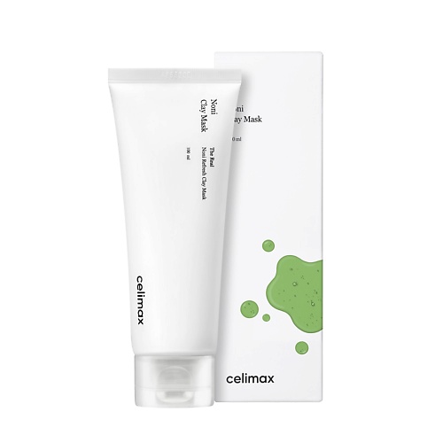 CELIMAX Маска для лица The Real Noni Refresh Clay Mask 120.0 kat burki отшелушивающая маска для лица на основе глины dual exfoliating clay