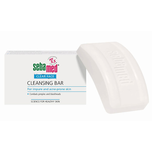 SEBAMED Кусковое мыло для лица против акне Clear Face 100.0 nacific патчи от акне fresh herb origin clear spot patch