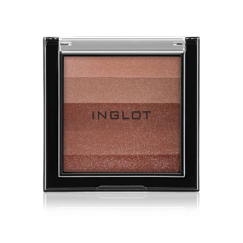 INGLOT Компактная пудра для лица разноцветная с эффектом загара inglot база под макияж pore free skin makeup base 50