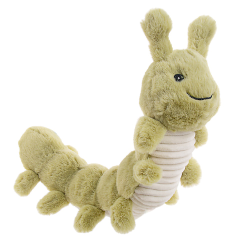 GULLIVER Мягкая игрушка Гусеничка Буся мягкая игрушка динозаврик мятный 35 см текстиль