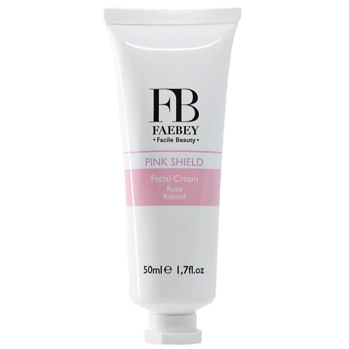 FB FAEBEY Крем для лица PINK SHIELD Facial Cream Rose + Retinol 50.0 крем tete cosmeceutical retinol с инкапсулированным ретинолом 0 5% 50 мл