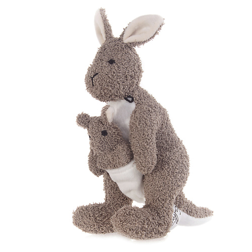 GULLIVER Мягкая игрушка кенгуру с кенгуренком gulliver зайка в шарфике мягкая игрушка
