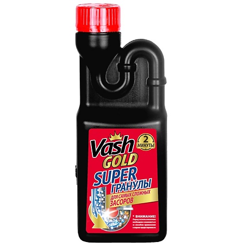 VASH GOLD Средство для прочистки труб гранулированное Super гранулы, саше 600.0 средство для дезинфекции и уборки помещений для животных лайна концентрат 5л