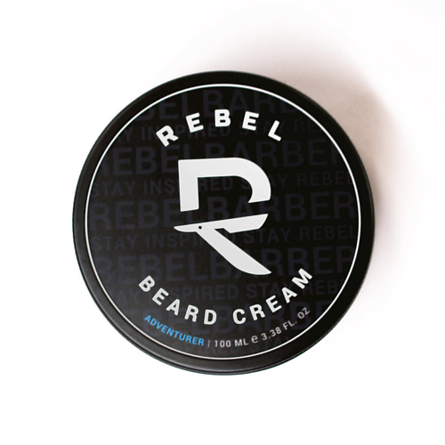 REBEL Премиальный крем для бороды и усов Adventurer 100.0 rebel премиальный эликсир для бороды smoky leather 30 0