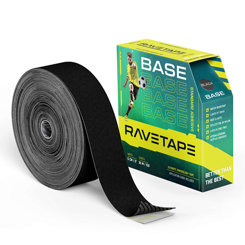 RAVE TAPE Кинезиотейп BASE 5×32 rave tape кинезиотейп base 5×5