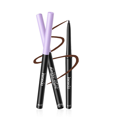 IRENEDA Водостойкий гелевый карандаш для глаз гелевый карандаш для глаз beauty bomb trippie eye тон 01 violet