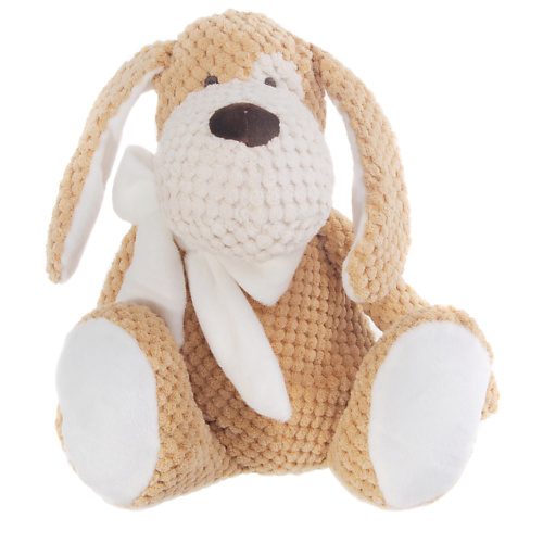 GULLIVER Мягкая игрушка Собачка с бантом набор для вязания мягкая игрушка медведь тоффи