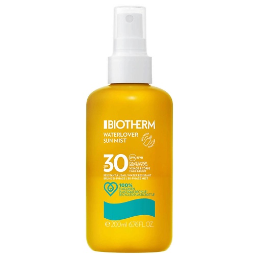 BIOTHERM Ультра-легкий солнцезащитный спрей для лица и тела Waterlover Sun Mist SPF30 200.0