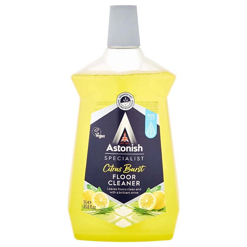 ASTONISH Интенсивный очиститель пола с грязеотталкивающим эффектом, аромат лимона 1000.0