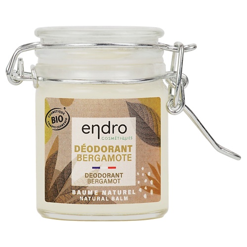 ENDRO Органический бальзам-дезодорант с маслом кокоса и ароматом бергамота 50.0 милая леди бальзам для губ с ароматом медовая дыня 4 2