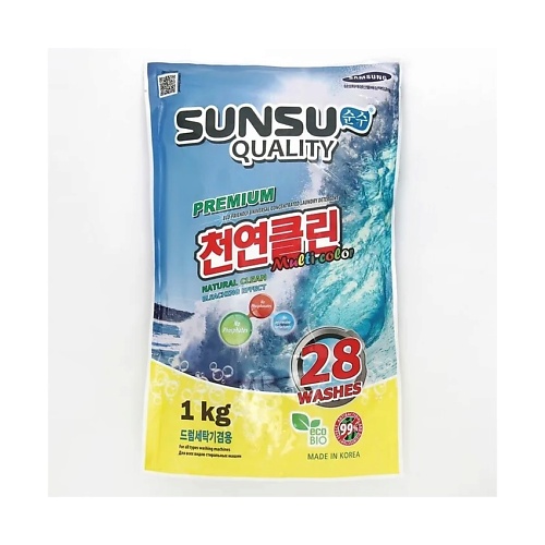 SUNSU QUALITY Концентрированный порошок для стирки цветного белья 1кг = 28 стирок (Samsung) 1000.0 samsung rising