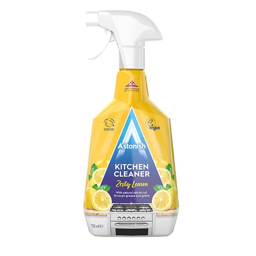 ASTONISH Универсальный очиститель для кухни, с ароматом лимона 750.0 очиститель cleanser c the success