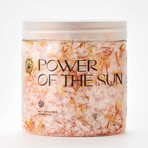 фото Grower cosmetics соль для ванн "power of the sun" шалфей, имбирь, мандарин. 500.0