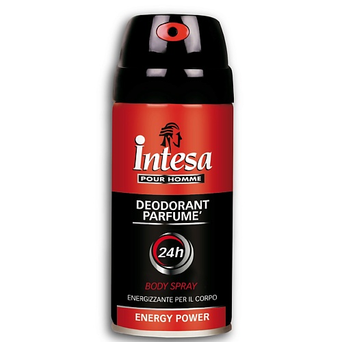 INTESA Парфюмированный дезодорант-спрей для тела Energy power 150.0 intesa парфюмированный дезодорант спрей для тела fresh 150