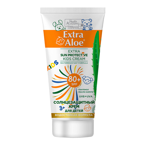 фото Family cosmetics солнцезащитный крем для всей семьи фактор 80+ экстразащита "extra aloe" 75.0