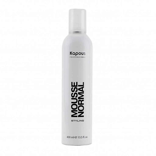 KAPOUS Мусс для укладки волос нормальной фиксации Mousse Normal 400.0 мусс для объема сильной фиксации mousse forte