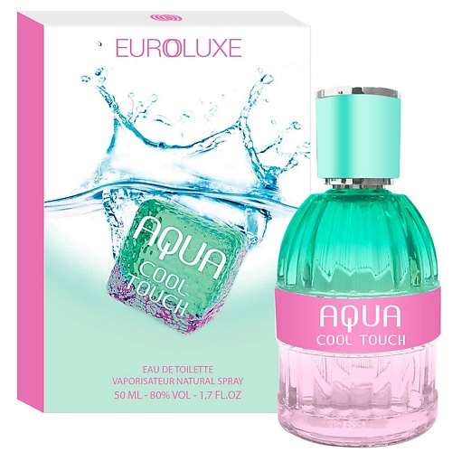 EUROLUXE Туалетная вода Aqua Cool touch женский 50.0 bebio део ролл женский с бамбуком и экстрактом лемонграсса 50