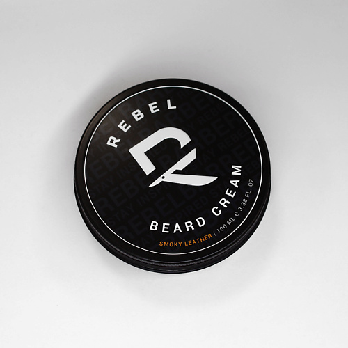 REBEL Премиальный крем для бороды и усов Smoky Leather 100.0 опасная бритва со сменным лезвием rebel barber professional