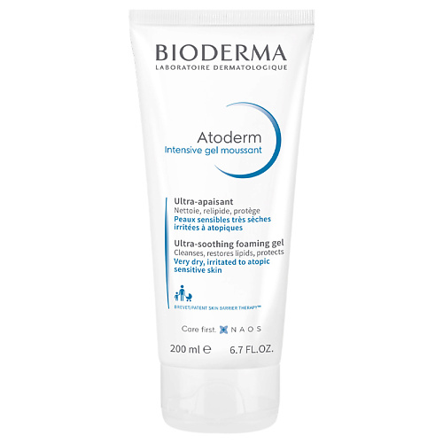 BIODERMA Успокаивающий Гель Интенсив для сухой, раздраженной и атопичной кожи лица и тела Atoderm 200.0 bioderma мыло атодерм интенсив 150 г