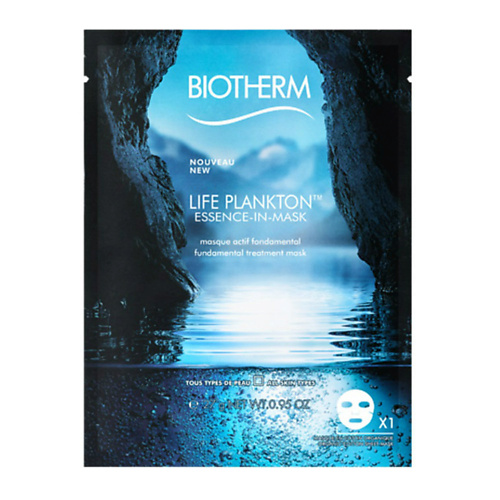 фото Biotherm восстанавливающая,увлажняющая и омолаживающая тканевая маска life plankton essence-in-mask 27.0