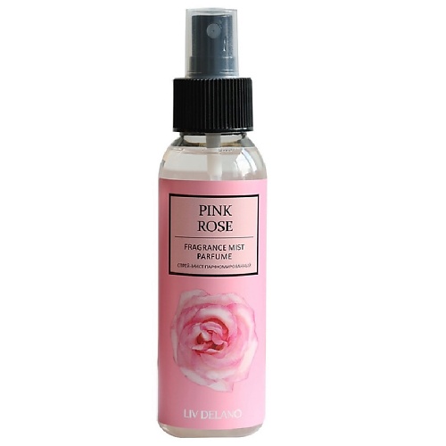 LIV DELANO Спрей-мист парфюмированный Pink Rose 100.0 aromagen парфюмированный спрей для тела sunset glow 150 0