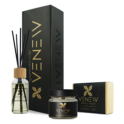 VENEW Подарочный набор для дома мыло твердое парфюмированное ручной работы venew женский набор 3 шт