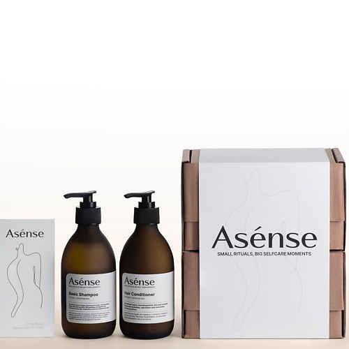 фото Asense подарочный набор парфюмированный шампунь и кондиционер аромат лемонграсса