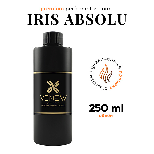VENEW Наполнитель для ароматического диффузора рефил Iris absolu 250.0 venew диффузор для дома leather