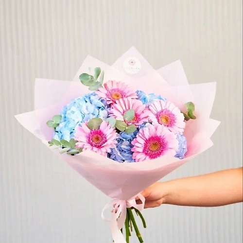 FLOWERY Букет Цветочный закат M открытка формовая букет из роз 13 х 17 см
