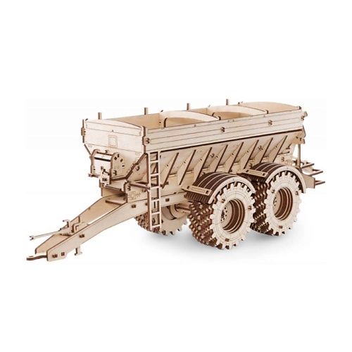 EWA ECO-WOOD-ART Деревянный конструктор 3D Прицеп к трактору КИРОВЕЦ К-7М 1.0 топпер деревянный с новым годом венок 120х117