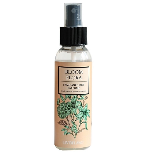 LIV DELANO Спрей-мист парфюмированный Bloom Flora 100.0 besties парфюмированный мист для тела scented mist tropic 100
