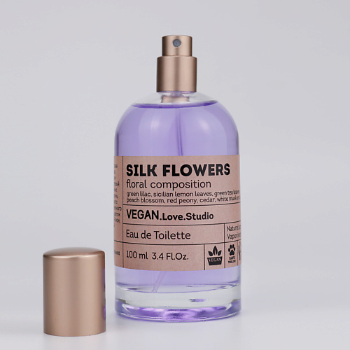 фото Vegan.love.studio туалетная вода женская silk flowers 100.0